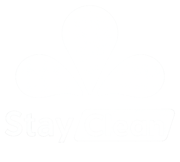 Logo Stay Clean Blanc