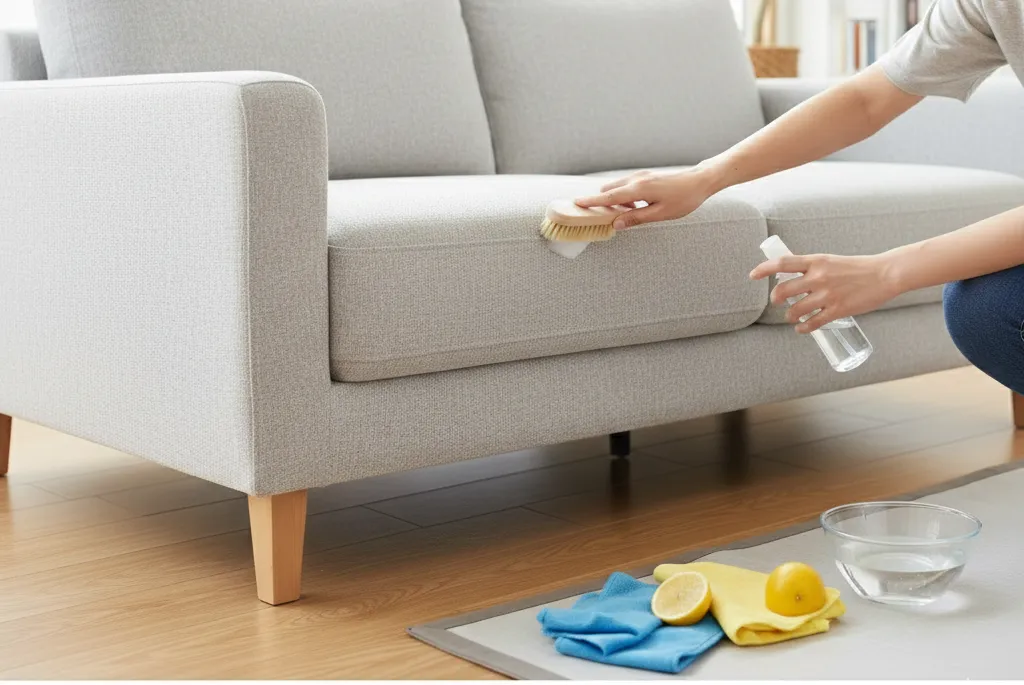 Comment Nettoyer un Canapé en Tissu et Éliminer les Taches Efficacement